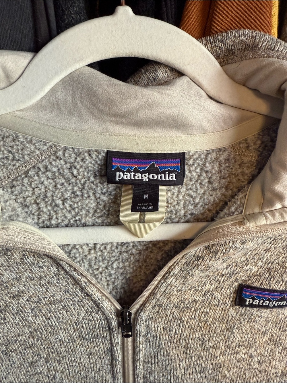 Patagonia Women’s Better Sweater 1/4 Zip Fleece Pelican/Oatmeal - Picture 3 of 6